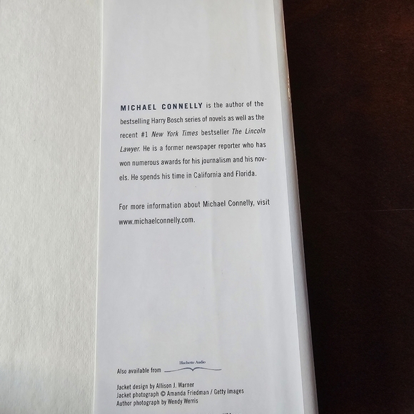 Echo Park Book, Hardcover, By Michael Connelly, "Harry" Bosch Book 12 - Picture 4 of 11